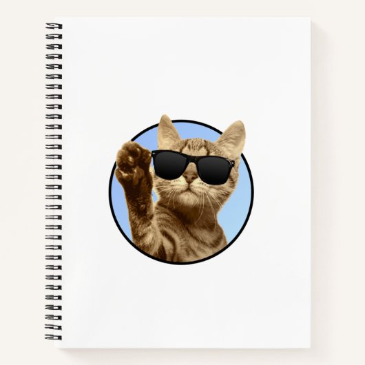 Cool Cat Spiral Notebook    ノートブック (正面)