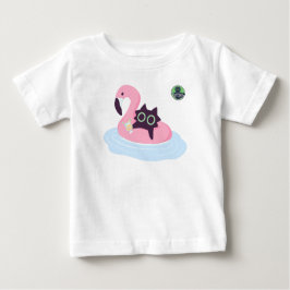 Cool Cat Summer - アラスカ猫カフェ ベビーTシャツ