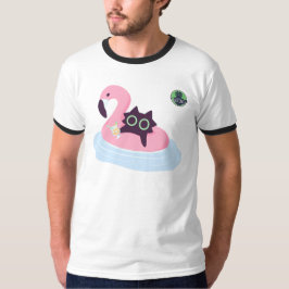 Cool Cat Summer - アラスカ猫カフェ Tシャツ