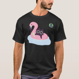 Cool Cat Summer - アラスカ猫カフェ Tシャツ