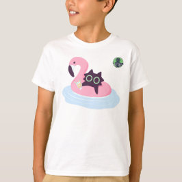 Cool Cat Summer - アラスカ・キャットカフェ Tシャツ