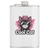Cool Cat Swagger フラスク (正面)