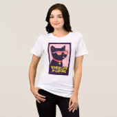 Cool Cat “When Life Is Lifting” T-Shirt トライブレンドTシャツ (正面全面)