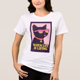 Cool Cat “When Life Is Lifting” T-Shirt トライブレンドTシャツ