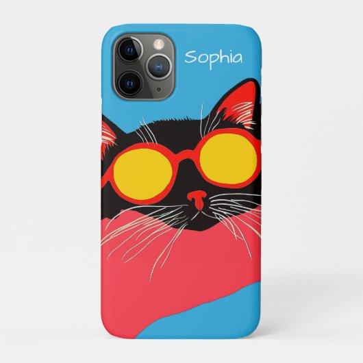 Cool Cat with Shades Case-Mate iPhoneケース (裏)