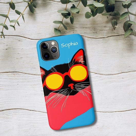 Cool Cat with Shades Case-Mate iPhoneケース