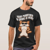 Cool Cat With Sun Glasses On Purrsday Tシャツ (正面)