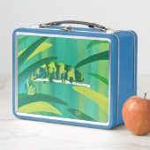 Cool Chameleon Art on Metal Lunch Boxes メタルランチボックス (インサイチュ)