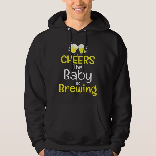 Cool Cheers Baby Is Brewing Beer Brewing Teachers パーカ (正面)