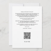 Cool Chic Romantic 4 Multi Photos Wedding Trendy  セーブザデート (裏面)