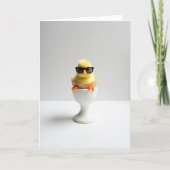 Cool Chick In Shades Photo Card カード (正面)