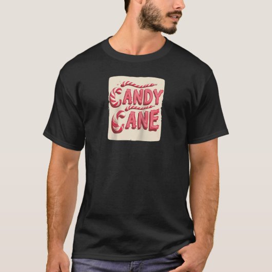 Cool Christmas Candy for Festive Cane Lovers Ragla Tシャツ (正面)