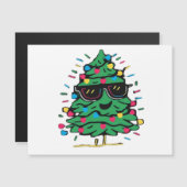 Cool Christmas Tree Classic マグネット招待状 (正面/裏面)
