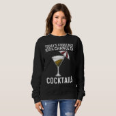 Cool Cocktail  For Men Women Alcoholic Drink Bever スウェットシャツ (正面フル)