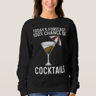 Cool Cocktail  For Men Women Alcoholic Drink Bever スウェットシャツ