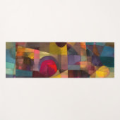 Cool Colorful Geometric Abstract Design ヨガマット (正面(横))