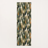 Cool Colorful Nature Pattern Rustic Forest ヨガマット (裏面)