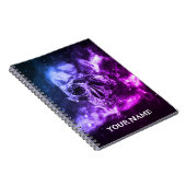 Cool colorful skull. Your Name ノートブック (右側)