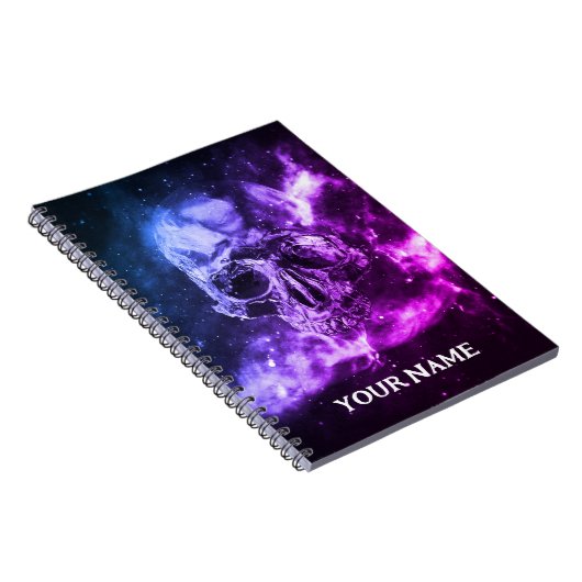 Cool colorful skull. Your Name ノートブック (右側)