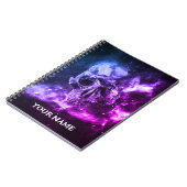 Cool colorful skull. Your Name ノートブック (左側)