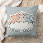 Cool comfort cushion with cute creatures クッション (ブランケット)