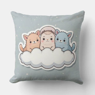 Cool comfort cushion with cute creatures クッション