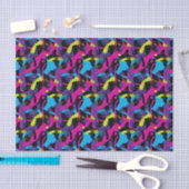 Cool comic graffiti tiled pattern  薄葉紙 (クラフト)