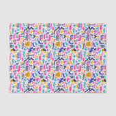 Cool comic graffiti tiled pattern  薄葉紙 (正面)