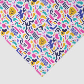 Cool comic graffiti tiled pattern  薄葉紙 (詳細)