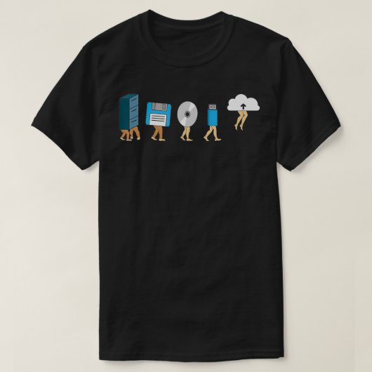 Cool Computer Geek Gift For Men Women Funny Cloud  Tシャツ (デザイン正面)