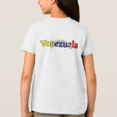 cool country flag customize kid's Venezuelan  トライブレンドＴシャツ (裏面)