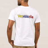 cool country flag customize men's Venezuelan 2 Tシャツ (裏面)