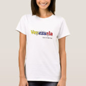 cool country flag customize women's Venezuelan 3 Tシャツ (正面)