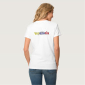 cool country flag customize women's Venezuelan 4 Tシャツ (裏面フル)