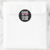 Cool Cousins Club Family Matching Funny Cousin Squ ラウンドシール (バッグ)