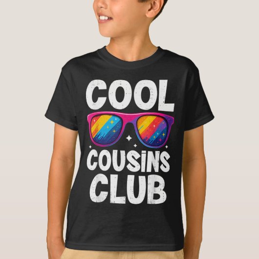 Cool Cousins Club Family Matching Funny Cousin Squ Tシャツ (正面)