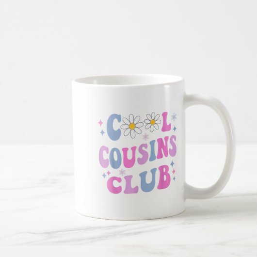 Cool Cousins Club Shirt Boy Girl Cousin Crew Match コーヒーマグカップ (右)