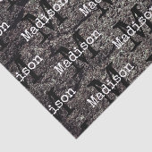 Cool Cracked asphalt road gray lines Monogram 薄葉紙 (詳細)