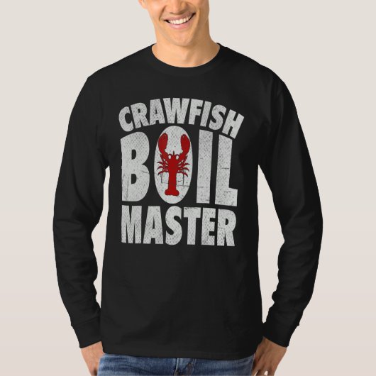 Cool Crawfish Boil For Men Women Crawfish Seafood  Tシャツ (正面)
