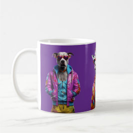 Cool Crew – Colour-Pop Animal Squad Purple Mug コーヒーマグカップ