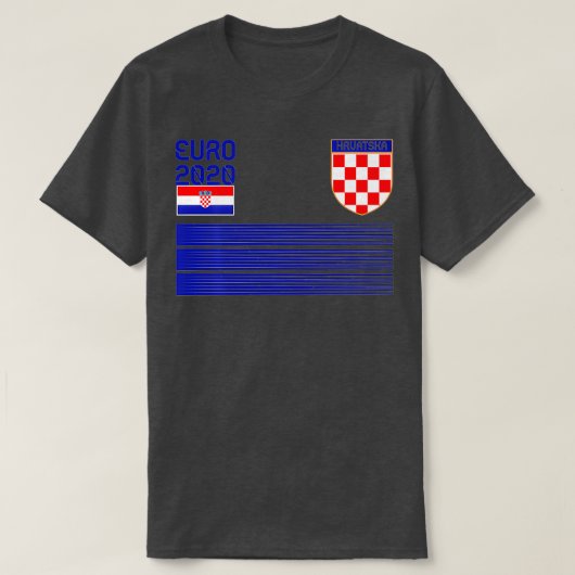 Cool Croatia Football Jersey 2020 Soccer Store Tシャツ (デザイン正面)