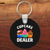 Cool Cupcake Costume For Men Women Baking Cupcake  キーホルダー (正面)