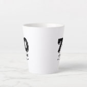 cool cute 70th birthday quote sayings カフェラテマグ (正面)