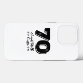 cool cute 70th birthday quote sayings Case-Mate iPhoneケース (裏面 (横))
