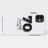cool cute 70th birthday quote sayings Case-Mate iPhoneケース (裏面(横))