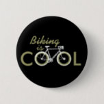 cool cycle, biking 缶バッジ<br><div class="desc">Biking-is-cool</div>