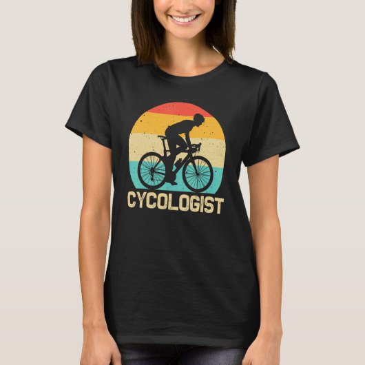 Cool Cycling For Men Women Cyclist Bicycle Mountai Tシャツ (正面)