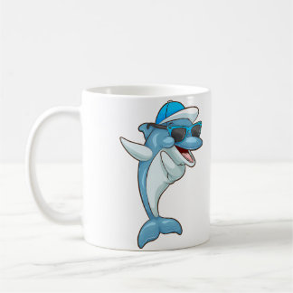 Cool Dabbing Dolphin Funny Hip-Hop Porpoise Dancin コーヒーマグカップ