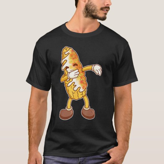 Cool Dabbing Elote Roasted Mexican Street Corn Tシャツ (正面)