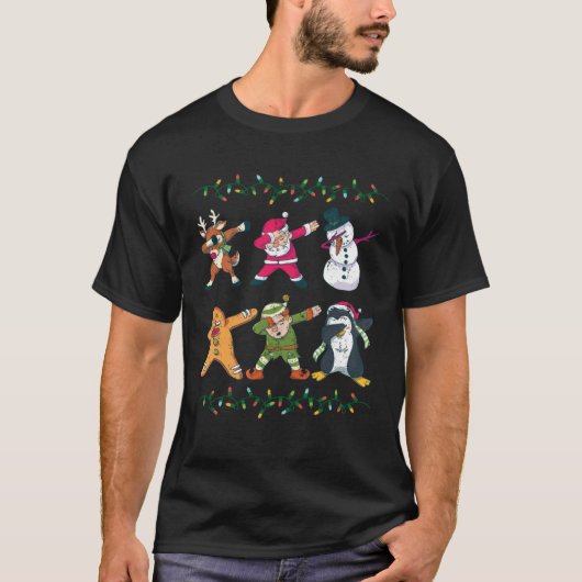 Cool Dabbing Festive Designs X Mas Tシャツ (正面)